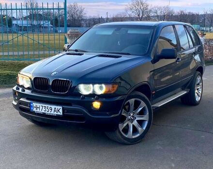 Зеленый БМВ Х5, объемом двигателя 3 л и пробегом 300 тыс. км за 7300 $, фото 1 на Automoto.ua