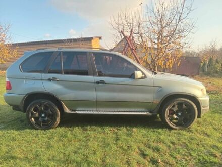 Зеленый БМВ Х5, объемом двигателя 3 л и пробегом 225 тыс. км за 8000 $, фото 1 на Automoto.ua