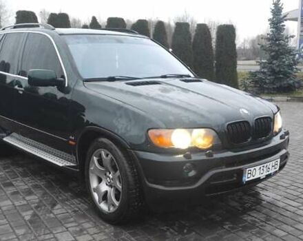 Зеленый БМВ Х5, объемом двигателя 4.4 л и пробегом 235 тыс. км за 6700 $, фото 1 на Automoto.ua