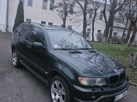 Зеленый БМВ Х5, объемом двигателя 3 л и пробегом 307 тыс. км за 4700 $, фото 1 на Automoto.ua