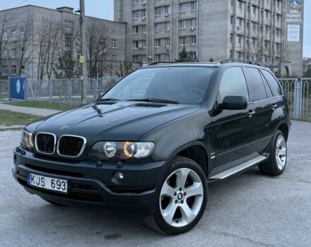 Зеленый БМВ Х5, объемом двигателя 3 л и пробегом 315 тыс. км за 5799 $, фото 1 на Automoto.ua