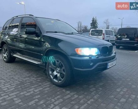 Зеленый БМВ Х5, объемом двигателя 3 л и пробегом 314 тыс. км за 7500 $, фото 1 на Automoto.ua