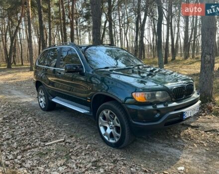 Зеленый БМВ Х5, объемом двигателя 4.4 л и пробегом 233 тыс. км за 8700 $, фото 1 на Automoto.ua