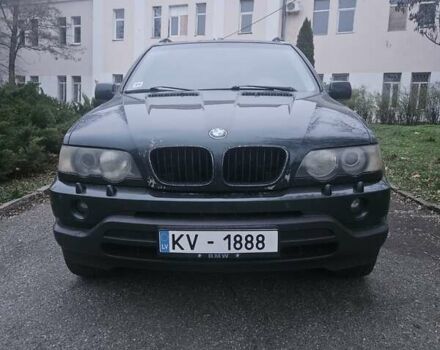 Зеленый БМВ Х5, объемом двигателя 3 л и пробегом 307 тыс. км за 4700 $, фото 1 на Automoto.ua
