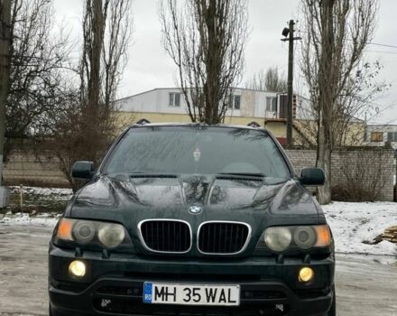 Зеленый БМВ Х5, объемом двигателя 3 л и пробегом 333 тыс. км за 4999 $, фото 1 на Automoto.ua