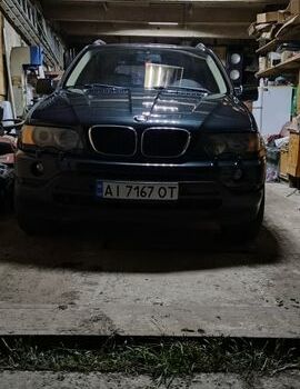 Зеленый БМВ Х5, объемом двигателя 3 л и пробегом 383 тыс. км за 8500 $, фото 1 на Automoto.ua