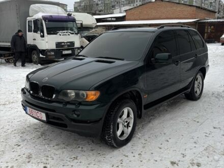 Зеленый БМВ Х5, объемом двигателя 3 л и пробегом 324 тыс. км за 4500 $, фото 1 на Automoto.ua