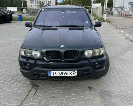 Зеленый БМВ Х5, объемом двигателя 3 л и пробегом 415 тыс. км за 4900 $, фото 1 на Automoto.ua