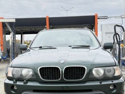 Зеленый БМВ Х5, объемом двигателя 3 л и пробегом 400 тыс. км за 4700 $, фото 1 на Automoto.ua