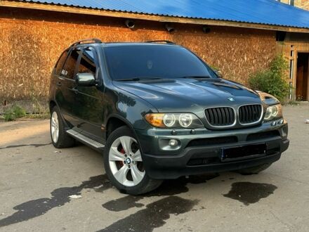 Зеленый БМВ Х5, объемом двигателя 3 л и пробегом 307 тыс. км за 5500 $, фото 1 на Automoto.ua