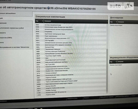 Білий БМВ Х6 М, об'ємом двигуна 3 л та пробігом 38 тис. км за 60999 $, фото 2 на Automoto.ua