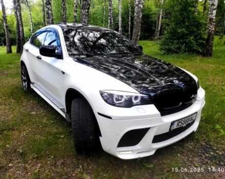 Белый БМВ Х6, объемом двигателя 4 л и пробегом 224 тыс. км за 17000 $, фото 1 на Automoto.ua
