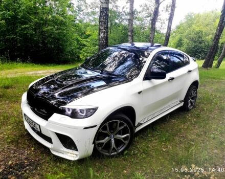 Белый БМВ Х6, объемом двигателя 4 л и пробегом 224 тыс. км за 17000 $, фото 2 на Automoto.ua