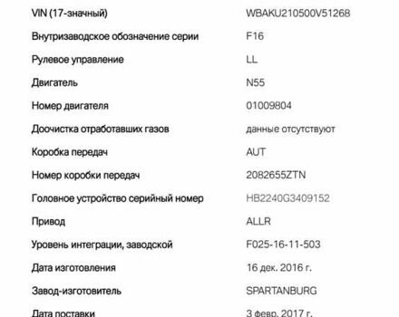 Білий БМВ Х6, об'ємом двигуна 2.98 л та пробігом 119 тис. км за 30900 $, фото 9 на Automoto.ua