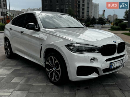 БМВ Х6 2015 в Киеве на Automoto.ua Белый БМВ Х6, объемом двигателя 3 л и пробегом 156 тыс. км за 27777 $, фото 1 на Automoto.ua