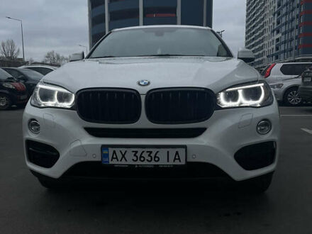 БМВ Х6 2016 в Киеве на Automoto.ua Белый БМВ Х6, объемом двигателя 3 л и пробегом 125 тыс. км за 46000 $, фото 1 на Automoto.ua