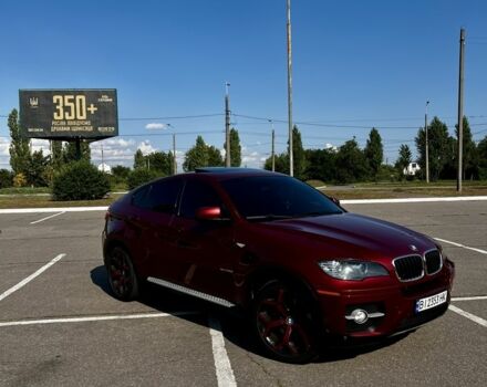 Красный БМВ Х6, объемом двигателя 3 л и пробегом 167 тыс. км за 14000 $, фото 1 на Automoto.ua