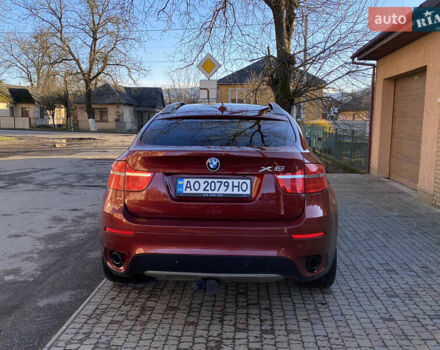 Красный БМВ Х6, объемом двигателя 3 л и пробегом 240 тыс. км за 15000 $, фото 3 на Automoto.ua