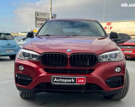 Красный БМВ Х6, объемом двигателя 3 л и пробегом 112 тыс. км за 41390 $, фото 1 на Automoto.ua