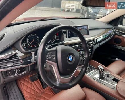 Красный БМВ Х6, объемом двигателя 3 л и пробегом 112 тыс. км за 41390 $, фото 18 на Automoto.ua