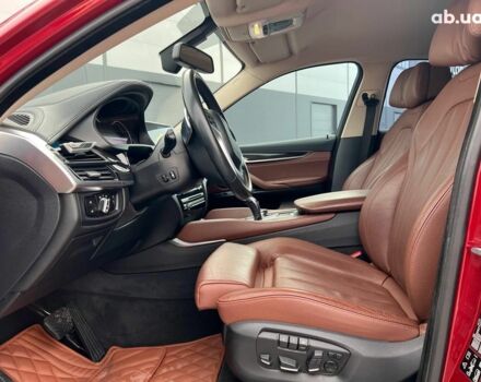 Красный БМВ Х6, объемом двигателя 3 л и пробегом 112 тыс. км за 41390 $, фото 18 на Automoto.ua