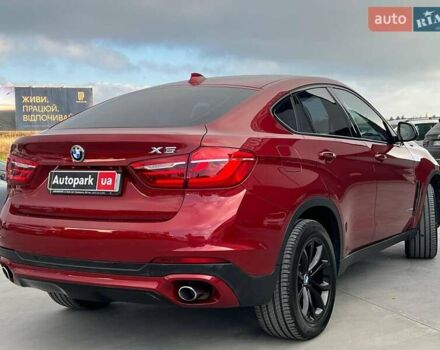 Красный БМВ Х6, объемом двигателя 3 л и пробегом 112 тыс. км за 41390 $, фото 7 на Automoto.ua