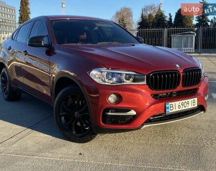 Красный БМВ Х6, объемом двигателя 3 л и пробегом 96 тыс. км за 28950 $, фото 3 на Automoto.ua