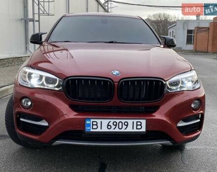 Красный БМВ Х6, объемом двигателя 3 л и пробегом 96 тыс. км за 28950 $, фото 14 на Automoto.ua