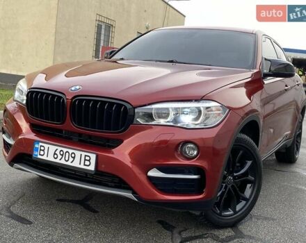 Красный БМВ Х6, объемом двигателя 3 л и пробегом 96 тыс. км за 28950 $, фото 9 на Automoto.ua