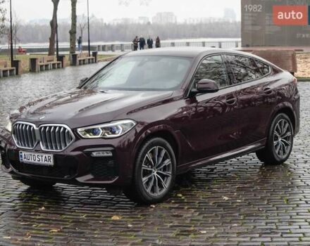 Красный БМВ Х6, объемом двигателя 3 л и пробегом 116 тыс. км за 64500 $, фото 1 на Automoto.ua