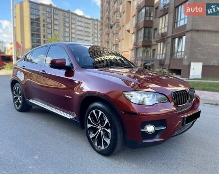 Красный БМВ Х6, объемом двигателя 3 л и пробегом 187 тыс. км за 12999 $, фото 1 на Automoto.ua