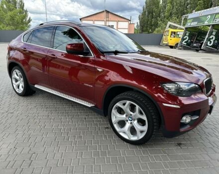 Красный БМВ Х6, объемом двигателя 3 л и пробегом 106 тыс. км за 17000 $, фото 1 на Automoto.ua