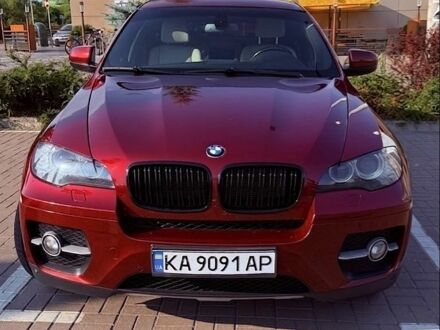 Червоний БМВ Х6, об'ємом двигуна 3 л та пробігом 222 тис. км за 16200 $, фото 1 на Automoto.ua