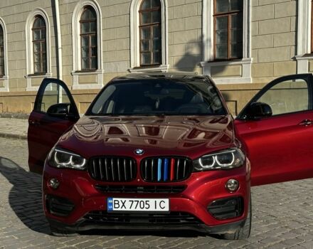Красный БМВ Х6, объемом двигателя 3 л и пробегом 317 тыс. км за 25000 $, фото 1 на Automoto.ua