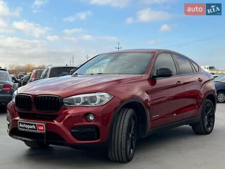 Красный БМВ Х6, объемом двигателя 3 л и пробегом 112 тыс. км за 41390 $, фото 1 на Automoto.ua