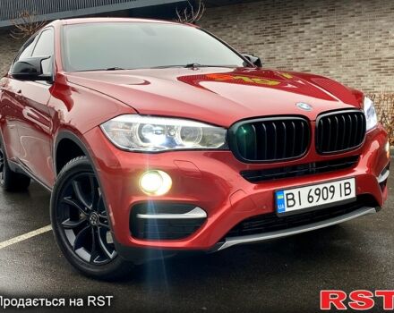 Красный БМВ Х6, объемом двигателя 3 л и пробегом 96 тыс. км за 29500 $, фото 1 на Automoto.ua