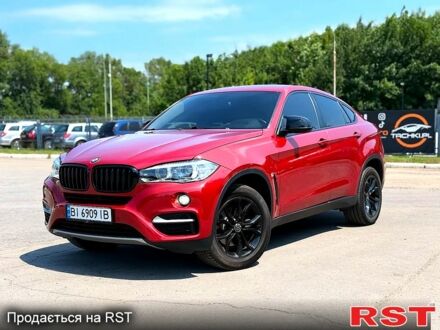 Красный БМВ Х6, объемом двигателя 3 л и пробегом 94 тыс. км за 34000 $, фото 1 на Automoto.ua