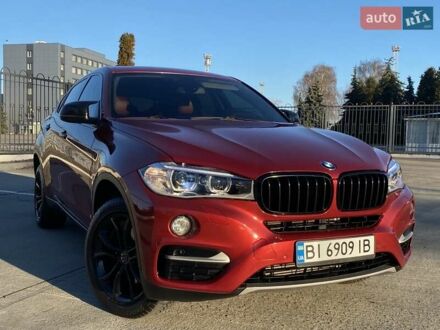 Красный БМВ Х6, объемом двигателя 3 л и пробегом 96 тыс. км за 28950 $, фото 1 на Automoto.ua