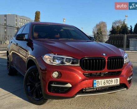 Червоний БМВ Х6, об'ємом двигуна 3 л та пробігом 96 тис. км за 28950 $, фото 1 на Automoto.ua
