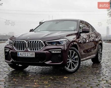 Красный БМВ Х6, объемом двигателя 3 л и пробегом 116 тыс. км за 64500 $, фото 1 на Automoto.ua