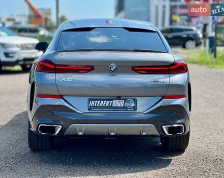 Серый БМВ Х6, объемом двигателя 3 л и пробегом 49 тыс. км за 97500 $, фото 4 на Automoto.ua