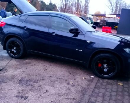 Синий БМВ Х6, объемом двигателя 3 л и пробегом 217 тыс. км за 15000 $, фото 5 на Automoto.ua