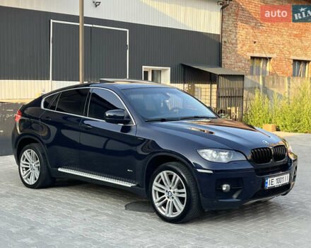 Синий БМВ Х6, объемом двигателя 3 л и пробегом 281 тыс. км за 19200 $, фото 2 на Automoto.ua