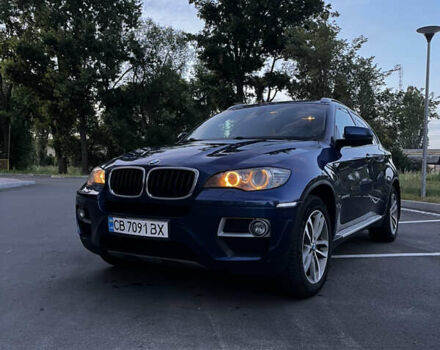 Синий БМВ Х6, объемом двигателя 3 л и пробегом 260 тыс. км за 21500 $, фото 1 на Automoto.ua