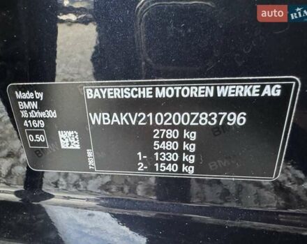 Синій БМВ Х6, об'ємом двигуна 2.99 л та пробігом 139 тис. км за 47750 $, фото 49 на Automoto.ua