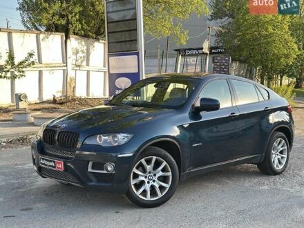 Синий БМВ Х6, объемом двигателя 3 л и пробегом 155 тыс. км за 20990 $, фото 1 на Automoto.ua