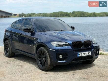 Синий БМВ Х6, объемом двигателя 3 л и пробегом 165 тыс. км за 21500 $, фото 1 на Automoto.ua