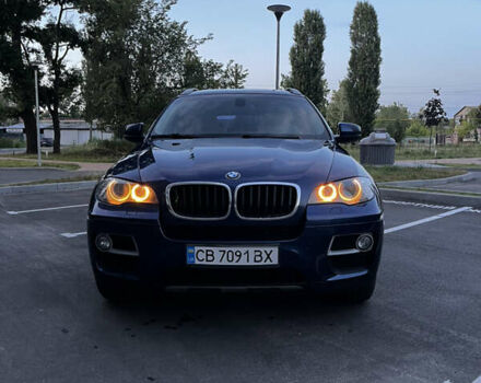 Синий БМВ Х6, объемом двигателя 3 л и пробегом 260 тыс. км за 21500 $, фото 1 на Automoto.ua