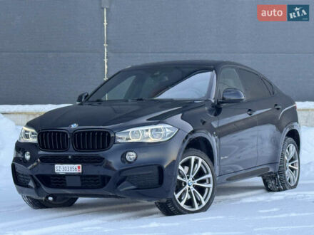 Синий БМВ Х6, объемом двигателя 3 л и пробегом 170 тыс. км за 38500 $, фото 1 на Automoto.ua