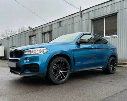 Синий БМВ Х6, объемом двигателя 3 л и пробегом 139 тыс. км за 41000 $, фото 1 на Automoto.ua